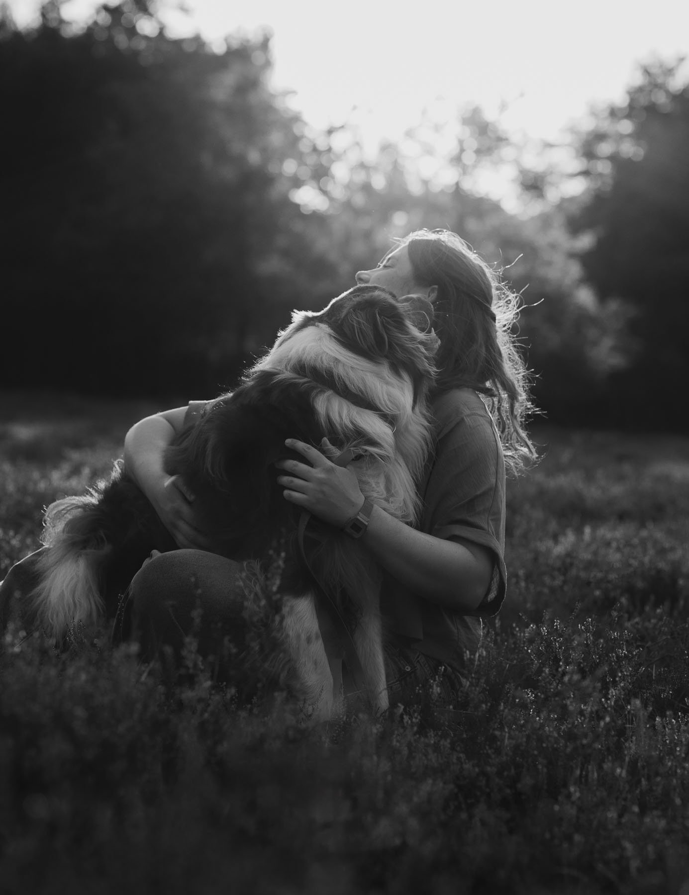 Black-and-white photo of Sil